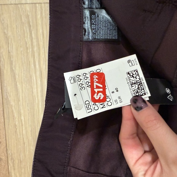 H&M Dark Puple Pants - Picture 4 of 4